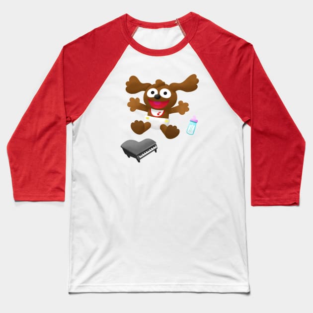 When Your Room Looks Kinda Weird - Rowlf Baseball T-Shirt by TheGreatJery